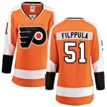 Women's Fanatics Branded Philadelphia Flyers Valtteri Filppula Orange Home Jersey - Breakaway