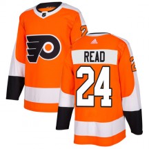 Men's Adidas Philadelphia Flyers Matt Read Orange Jersey - Authentic