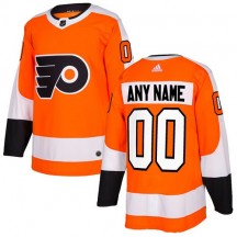 Men's Adidas Philadelphia Flyers Custom Orange Home Jersey - Premier
