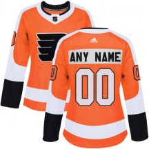 Women's Adidas Philadelphia Flyers Custom Orange Home Jersey - Premier