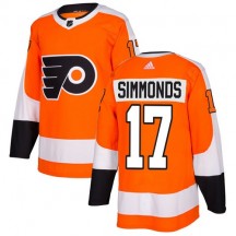 Men's Adidas Philadelphia Flyers Wayne Simmonds Orange Home Jersey - Premier