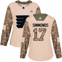 Women's Adidas Philadelphia Flyers Wayne Simmonds White Away Jersey - Premier
