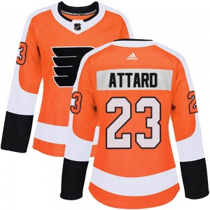 Women's Adidas Philadelphia Flyers Ronnie Attard Orange Home Jersey - Authentic