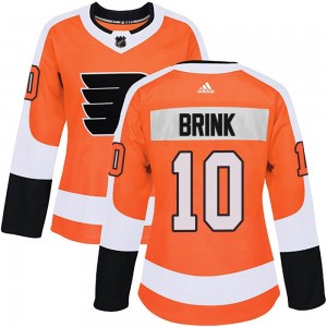 Women's Adidas Philadelphia Flyers Bobby Brink Orange Home Jersey - Authentic