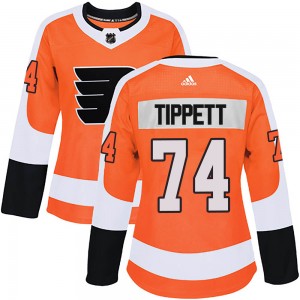 Women's Adidas Philadelphia Flyers Owen Tippett Orange Home Jersey - Authentic