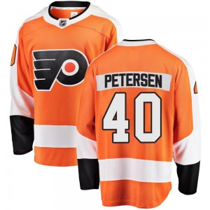 Youth Fanatics Branded Philadelphia Flyers Cal Petersen Orange Home Jersey - Breakaway