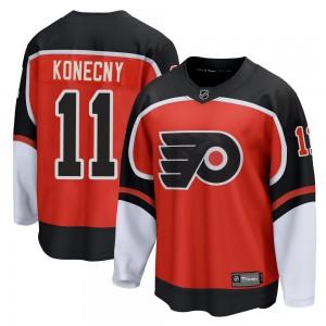 Men's Fanatics Branded Philadelphia Flyers Travis Konecny Orange 2020/21 Special Edition Jersey - Breakaway