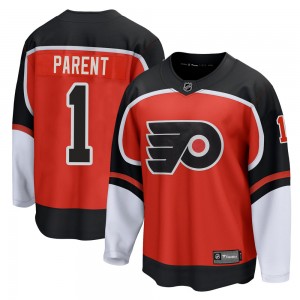 Men's Fanatics Branded Philadelphia Flyers Bernie Parent Orange 2020/21 Special Edition Jersey - Breakaway