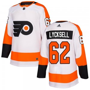 Youth Adidas Philadelphia Flyers Olle Lycksell White Jersey - Authentic