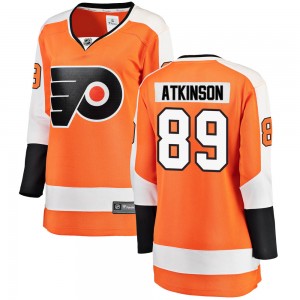 Women's Fanatics Branded Philadelphia Flyers Cam Atkinson Orange Home Jersey - Breakaway