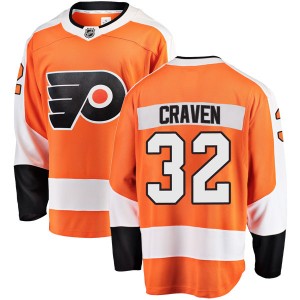Men's Fanatics Branded Philadelphia Flyers Murray Craven Orange Home Jersey - Breakaway
