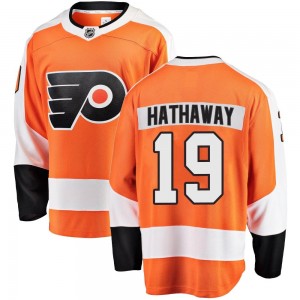 Men's Fanatics Branded Philadelphia Flyers Garnet Hathaway Orange Home Jersey - Breakaway