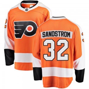 Men's Fanatics Branded Philadelphia Flyers Felix Sandstrom Orange Home Jersey - Breakaway