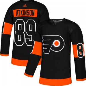Men's Adidas Philadelphia Flyers Cam Atkinson Black Alternate Jersey - Authentic