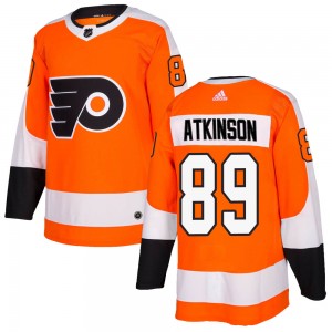Men's Adidas Philadelphia Flyers Cam Atkinson Orange Home Jersey - Authentic