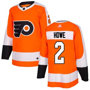 Men's Adidas Philadelphia Flyers Mark Howe Orange Home Jersey - Authentic
