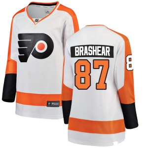 Women's Fanatics Branded Philadelphia Flyers Donald Brashear White Away Jersey - Breakaway