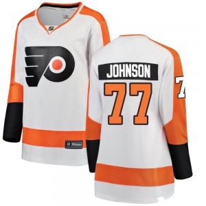Women's Fanatics Branded Philadelphia Flyers Erik Johnson White Away Jersey - Breakaway