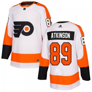 Men's Adidas Philadelphia Flyers Cam Atkinson White Jersey - Authentic