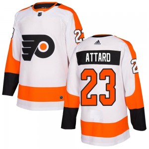 Men's Adidas Philadelphia Flyers Ronnie Attard White Jersey - Authentic