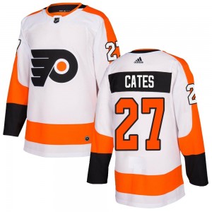 Men's Adidas Philadelphia Flyers Noah Cates White Jersey - Authentic