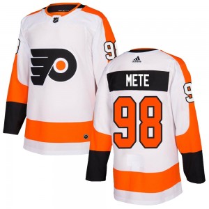 Men's Adidas Philadelphia Flyers Victor Mete White Jersey - Authentic