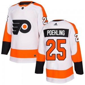Men's Adidas Philadelphia Flyers Ryan Poehling White Jersey - Authentic