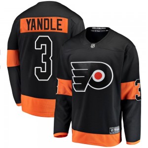 Youth Fanatics Branded Philadelphia Flyers Keith Yandle Black Alternate Jersey - Breakaway