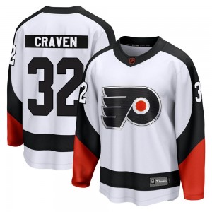 Youth Fanatics Branded Philadelphia Flyers Murray Craven White Special Edition 2.0 Jersey - Breakaway