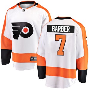Youth Fanatics Branded Philadelphia Flyers Bill Barber White Away Jersey - Breakaway