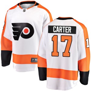 Youth Fanatics Branded Philadelphia Flyers Jeff Carter White Away Jersey - Breakaway