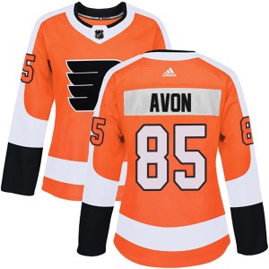 Women's Adidas Philadelphia Flyers Jon-Randall Avon Orange Home Jersey - Authentic