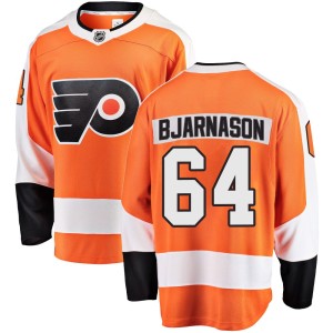 Youth Fanatics Branded Philadelphia Flyers Carson Bjarnason Orange Home Jersey - Breakaway