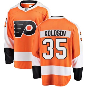 Youth Fanatics Branded Philadelphia Flyers Aleksei Kolosov Orange Home Jersey - Breakaway
