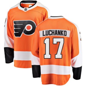 Youth Fanatics Branded Philadelphia Flyers Jett Luchanko Orange Home Jersey - Breakaway