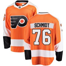 Youth Fanatics Branded Philadelphia Flyers Roman Schmidt Orange Home Jersey - Breakaway