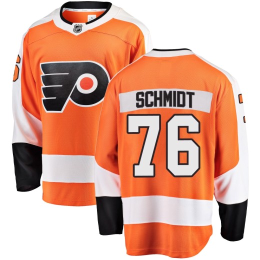Youth Fanatics Branded Philadelphia Flyers Roman Schmidt Orange Home Jersey - Breakaway