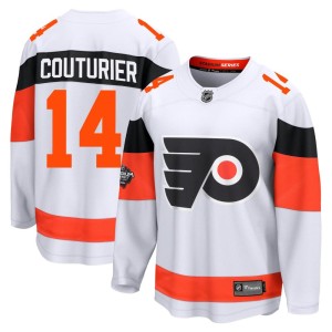 Men's Fanatics Branded Philadelphia Flyers Sean Couturier White 2024 Stadium Series Jersey - Breakaway