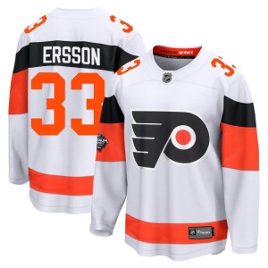 Men's Fanatics Branded Philadelphia Flyers Samuel Ersson White 2024 Stadium Series Jersey - Breakaway