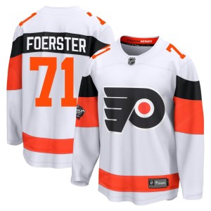 Men's Fanatics Branded Philadelphia Flyers Tyson Foerster White 2024 Stadium Series Jersey - Breakaway