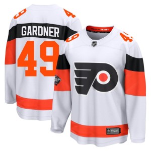 Men's Fanatics Branded Philadelphia Flyers Rhett Gardner White 2024 Stadium Series Jersey - Breakaway