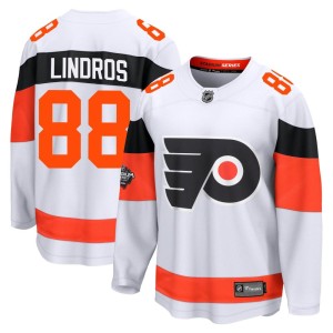 Men's Fanatics Branded Philadelphia Flyers Eric Lindros White 2024 Stadium Series Jersey - Breakaway