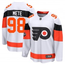 Men's Fanatics Branded Philadelphia Flyers Victor Mete White 2024 Stadium Series Jersey - Breakaway