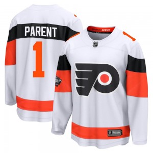 Men's Fanatics Branded Philadelphia Flyers Bernie Parent White 2024 Stadium Series Jersey - Breakaway