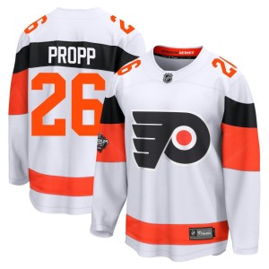 Men's Fanatics Branded Philadelphia Flyers Brian Propp White 2024 Stadium Series Jersey - Breakaway