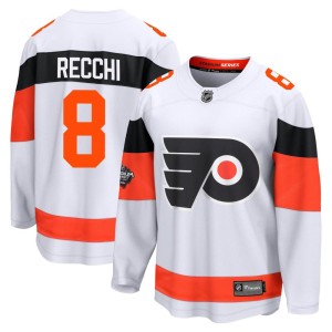 Men's Fanatics Branded Philadelphia Flyers Mark Recchi White 2024 Stadium Series Jersey - Breakaway