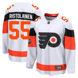 Men's Fanatics Branded Philadelphia Flyers Rasmus Ristolainen White 2024 Stadium Series Jersey - Breakaway