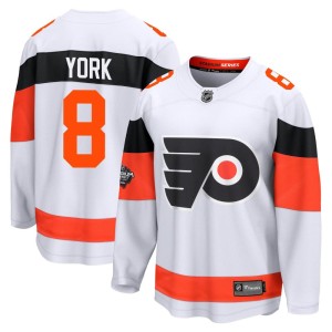 Men's Fanatics Branded Philadelphia Flyers Cam York White 2024 Stadium Series Jersey - Breakaway