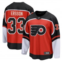 Men's Fanatics Branded Philadelphia Flyers Samuel Ersson Orange 2020/21 Special Edition Jersey - Breakaway