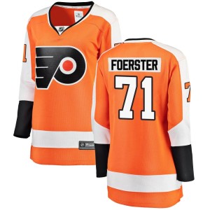 Women's Fanatics Branded Philadelphia Flyers Tyson Foerster Orange Home Jersey - Breakaway